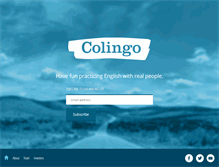 Tablet Screenshot of colingo.com